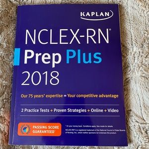 NCLEX-RN Kaplan Prep Plus Book